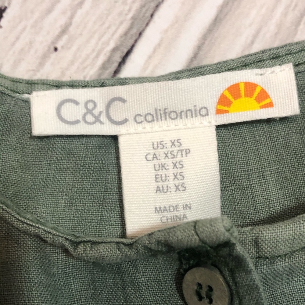 Nwt C&C Jumpsuit Xsmall - image 6